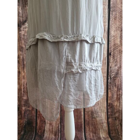 H Trend Made in Italy Silk Dress Size Large - Picture 2 of 7